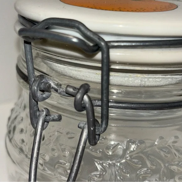 Cove vintage 1/2 L flip top bale wire jar with ceramic lid - Picture 4 of 8